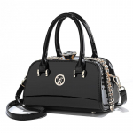 Naiste Crossbody Satchel &Otilde;lakotid Patent PU nahast K&auml;ekott Rahakott Marlene Naistele Taskuraamat Pulmakott Retro rahakott &uuml;lemise k&auml;epidemega kandekott must