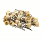 50pcs/pack Dental polishing bowl brush Horsehair brush Decontamination polisher Low speed contra-angle handpiece polishing tool