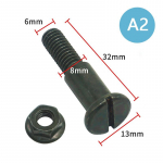Universaalne kruvi M8 M10 mootorratta piduri hoova juhtraua k&auml;epideme kinnituse v&otilde;i siduri sarve reguleerimise sarve jaoks Motocross Dirt Pit Bike