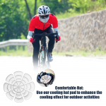 Kiivri jahutuspadi suvine j&auml;&auml;katte matt jalgrattas&otilde;idule Mootorratta kiivri jahutuskatte padi Kiivri tarvikud CHINA