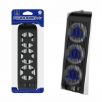 Jahutusventilaator PS5 m&auml;ngukonsooli jaoks koos USB3.0 jaoturiga Vaiksed jahutusventilaatorid plaat / digitaalv&auml;ljaande jahutuss&uuml;steem PS5 tarvikute jaoks must