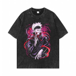 Suvised uued meesteriided Ameerika retro pestud vana puuvillane t-s&auml;rk meeste ONE PIECE multikas animatsioon lahtised l&uuml;hikesed varrukad S