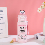 Panda laste termostopsi &otilde;pilased l&auml;hevad kooli Uued poisid ja t&uuml;drukud, hea v&auml;limusega topeltjoogiga isoleeritud veetass 500ml