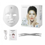 Laetav n&auml;o LED-mask 7 v&auml;rvi LED-fototeraapia ilumask naha noorendamine kodune n&auml;o pinguldamine valgendav iluseade