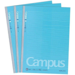 KOKUYO Campus M&auml;rkmik A4 Keskmine horisontaalse joonega ja punktidega 40 lehte x 3 k&ouml;idet SBno-201BTNX3