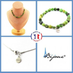 Pierres et Min&eacute;raux. Parure bijoux Bracelet Collier 20 perles Jade Nephrite de Xiuyan Taille personnalisable.