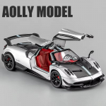 1:24 Pagani Huayra BC Super Sports Car sulamist survevalatud m&auml;nguauto mudel Heli ja valgus Tagasit&otilde;mmatav Laste m&auml;nguasjade kollektsioon Poisi s&uuml;nnip&auml;evakingitus