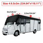 5/6,5/7,5/8,5M Auto Kate Tolmukindel P&auml;ikesesirm Kate Veekindel Haagissuvila Katusekate RV Karavani Tarp Kaitsvad 210D