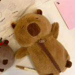 1 tk Armas Karvane Kapybara Pliiatsikarp Kawaii Joonisfilm Loom Anime Kapybara Pliiatsikott Suure Mahutavusega Kirjatarvete Hoiukott