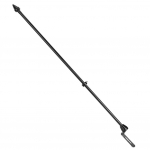 Universaalne mootorratta automaatne lipumasti tagaistme pakiraami kinnituslipuvarras must must