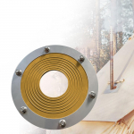 Telgi pliidi &uuml;henduskoht katuse toru saapaga, p&otilde;letusvastane painduv suitsutoru l&auml;biviik, katusematerjal palkide jaoks