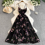 Prantsuse Retro Peokleit Naistele Suvi 2025 Uus Mood Lilleline Vabaaja Kleit Moedisain Ballikleit One size must