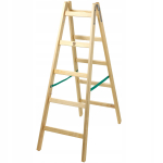 KADAX Puidust maleripink, laiendatav, kahepoolne, 150kg 3 steps