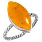 925 Sterling H&otilde;be S&otilde;rmus Naised V&auml;&auml;riskivi K&auml;sitsi Valmistatud Ehted Kihlas&otilde;rmus Merevaik Amet&uuml;st Must On&uuml;ks Karneool Granaat Kvartskivi Roheline On&uuml;ks Kuldne Kivi Boho 11.5 merevaigukollane