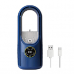 Labadeta lauaventilaator 6 kiirusrežiimiga Tugev &otilde;huvool Kompaktne disain Kaasaskantav Laetav Vaikne Jahutav Pihustusventilaator tumesinine v&auml;rv