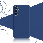 Samsung Galaxy S24 FE mobiiltelefonide &uuml;mbrised SamsungS24FE 5G 360 pehmed luksuslikud ruudukujulised vedelast silikoonist veekindlad &uuml;mbrised Samsung S24 FE sinine