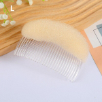 Juuksed kohevad juukseklambrid kohevad juuksepadjad tukk Postitatud Princess Head Bun Maker Suurendaja Soenguklambrid Stick Braider Juuksen&otilde;elad S beež