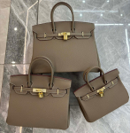 Suure mahutavusega lit&scaron;imustriga togo kuldne ja h&otilde;bedane teemant ehtsast nahast pealisnahast lehmavillast moodne ja mitmek&uuml;lgne &uuml;he &otilde;laga k&auml;ekott 30x17x22cm khaki