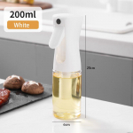 200/300/500ml &Otilde;lipihusti Pudel K&ouml;&ouml;k K&uuml;psetamine Oliivi&otilde;li Dosaator Matkamine Grillimine K&uuml;psetamine Salat &Auml;&auml;dikas Sojakaste Pihusti Mahutid 200ml valge