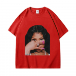 Kuum r&auml;ppar Nicki Minaj graafilised T-s&auml;rgid Unisex naiste hiphop vintage l&uuml;hikeste varrukatega T-s&auml;rk suvine t&auml;navamood &uuml;lem&otilde;&otilde;dulised T-s&auml;rgid 4XL
