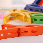8Ps/komplekt riidepuu klambrid, suured plastikust tuulekindlad rannar&auml;tikud, vedruklamber 8pcs