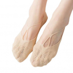 Naiste pitsist sokid, mis ei paista kingast v&auml;lja, madala l&otilde;ikega, n&auml;htamatud varvastega, poolpikad sokid, suvised jooga voodersokid libisemiskindla kannaosaga