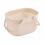 Kodumajapidamises kasutatav kaasaskantav vannikorv k&auml;epidemega Vannitoa tualett-tarvete hoiuruum &Otilde;&otilde;nes plastikkott &Uuml;hiselamu k&ouml;&ouml;k beež valge roosa beež