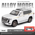 Uus 1:18 M&otilde;&otilde;tkavas Toyota Land Cruiser LC300 Sulamist Automudel Reaalsete Heli- ja Valgusefektidega Laste M&auml;nguasi Poisi Kingitus Maastur Premium Kollektsioneeritav Autohuvilistele Beats Solo must
