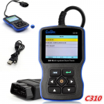 C310 V5.5 OBDII Mitmes&uuml;steemiline diagnostikavahend Mootori veakoodilugeja BMW/MINI jaoks Toetab k&auml;igukasti, ABS-i, turvapadja, EPS-i, immobilisaatori s&uuml;steeme