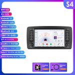 Hizpo 2Din Android 13 Autoraadio Mercedes Benz R-klassi W251 R300 R280 R320 2005-2017 jaoks Multimeedia Video M&auml;ngija Navigatsioon Intelligentne RDS GPS Carplay S4 8Core 4G 32G