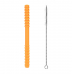 Vasts&uuml;ndinud imikutele, poistele, t&uuml;drukutele, pehme silikoonist &otilde;&otilde;nsa hambatoru hambatoru One Size roheline