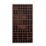 Miniatuurne kristallriiul Puidust mini-nipsasjade riiul Miniatuurne kollektsioonide v&auml;ljapanekuriiul Ehtekollektsion&auml;&auml;ridele ja Entusiastidele pruun