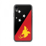 Coque T&eacute;lephone Drapeau Papouasie-Nouvelle-Guin&eacute;e &ndash; iPhone XR