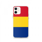 Coque iPhone - Drapeau de la Roumanie - iPhone 12 - Silikoonist supp - Disain fin et l&eacute;ger - Maksimaalne kaitse