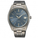 SEIKO Klassikaline Kvarts Titaan Safiir Sinine sihverplaat 40,2 mm Meeste k&auml;ekell SUR371P1 sinine