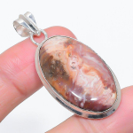 Natural Polychrome Jasper 925 Sterling Silver Jewelry Pendant 2.01 a1u32