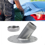 Fuels Cell Filler Neck Premium 5.51 inch Base Diameter 45 Degree Angle Black