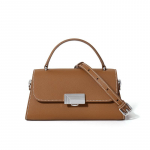 Ehtne Nahast K&auml;ekott V&auml;ike K&auml;ekott Mitmek&uuml;lgne ja Moodne Naiste Kott Crossbody Kott &Uuml;he&otilde;lakott One Size kuldpruun v&auml;rv