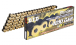 D.I.D 420D-100RB Mootorratta kett klambiga, Kuldne ja must 100 links