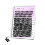 Veyesbeauty Lintripsude kobarad sulgpehme eksklusiivne liim-tihendustehnika signatuuriga &uuml;li&otilde;huke sulgkerge riba 308 kobarat 8-18mm Lash Tray must