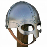 Keskaegne Terasest Normanni Viikingikiiver Prillidega Soomuskiiver 18 G Teras K&auml;sitsi valmistatud M aero