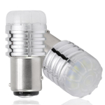 -24V S25 Kahe pirniga, Valge, &Uuml;lihele LED, 180&deg; astmed, 180 kraadi (1157 BAY15D, S25 Double Ball (White) valge