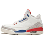 Air Jordan 3 Retro International Flight Meeste Tossud Valge Seil Sport-Kuninglik-Tulepunane 136064-140 42.5