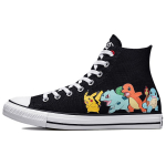 Converse Pokemon x Chuck Taylor All Star High Esimene Partner Unisex Tossud Must Mitmev&auml;rviline Valge A01089C 36.5