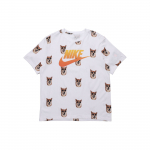 Nike Shiba Inu Prindiga Vabaaja L&uuml;hikeste Varrukatega T-s&auml;rk Meeste Topid Valge CT6288-100 L