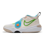 Nike Team Hustle D11 GS Kahvatu elevandiluu Tegevusrohelised Laste tossud Kreemjas valge Liivakivi FN8904-131 38.5