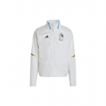 Adidas Belgia Rahvuskoondise triibulise embleemiga lukuga kraega jakk Meeste jakk Valge IC1567 XL