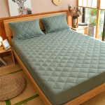 Veekindel voodikate Tepitud reljeefne madratsikaitse Veekindel paigaldatud lina lestavastane madratsipadja voodikate (Pole padjap&uuml;&uuml;ri) 90x200cm Only a Sheet