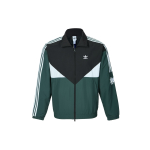 Adidas Originals Sooline SS25 Trefoil Kollektsioon Moodne Mugav Mitmek&uuml;lgne Pehme Jakk Unisex Jakk Must Roheline Valge KC3115 L black