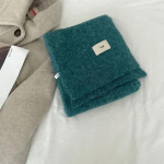 Talvine mohiirr&auml;tik Naistele Luksuslikud ka&scaron;miirr&auml;tikud Paksenevad Soojemad Pehmed pashmina-&scaron;aalid Sallid Naiste &Uuml;hev&auml;rvilised Kootud Pikad Sallid One Size gray